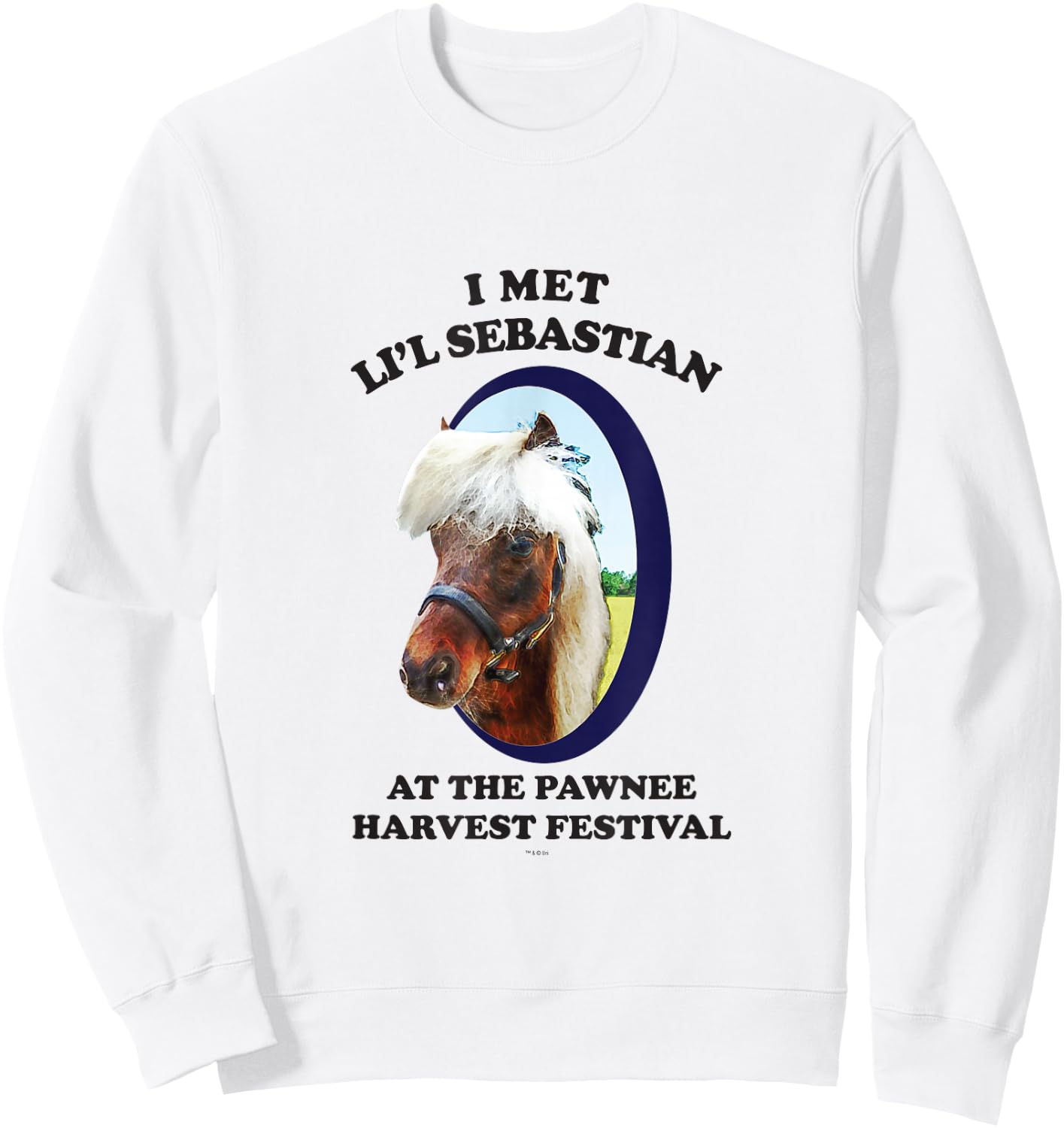 Parks and Recreation Li'l Sebastian Sweatshirt - Sweatshirt | White
