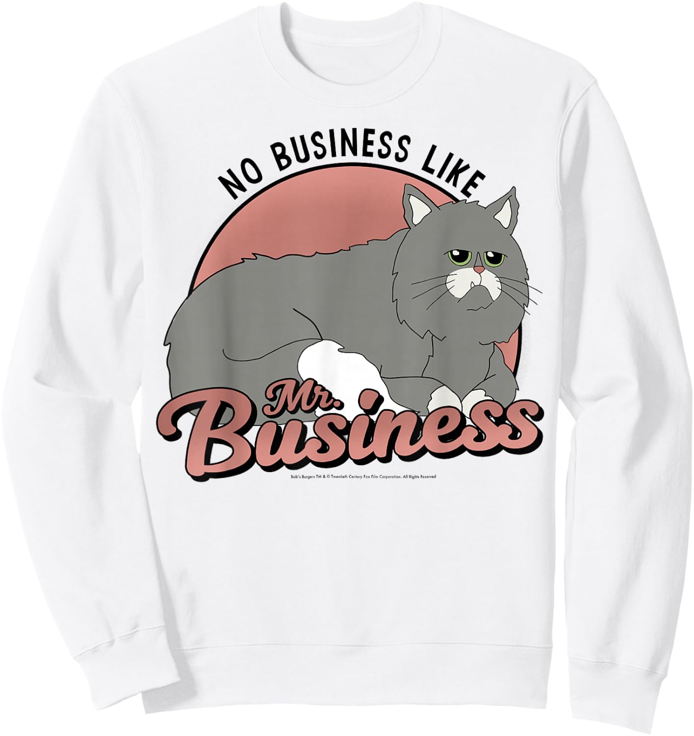 Bob's Burgers No Business Like Mr. Business Sweatshirt - Sweatshirt | White