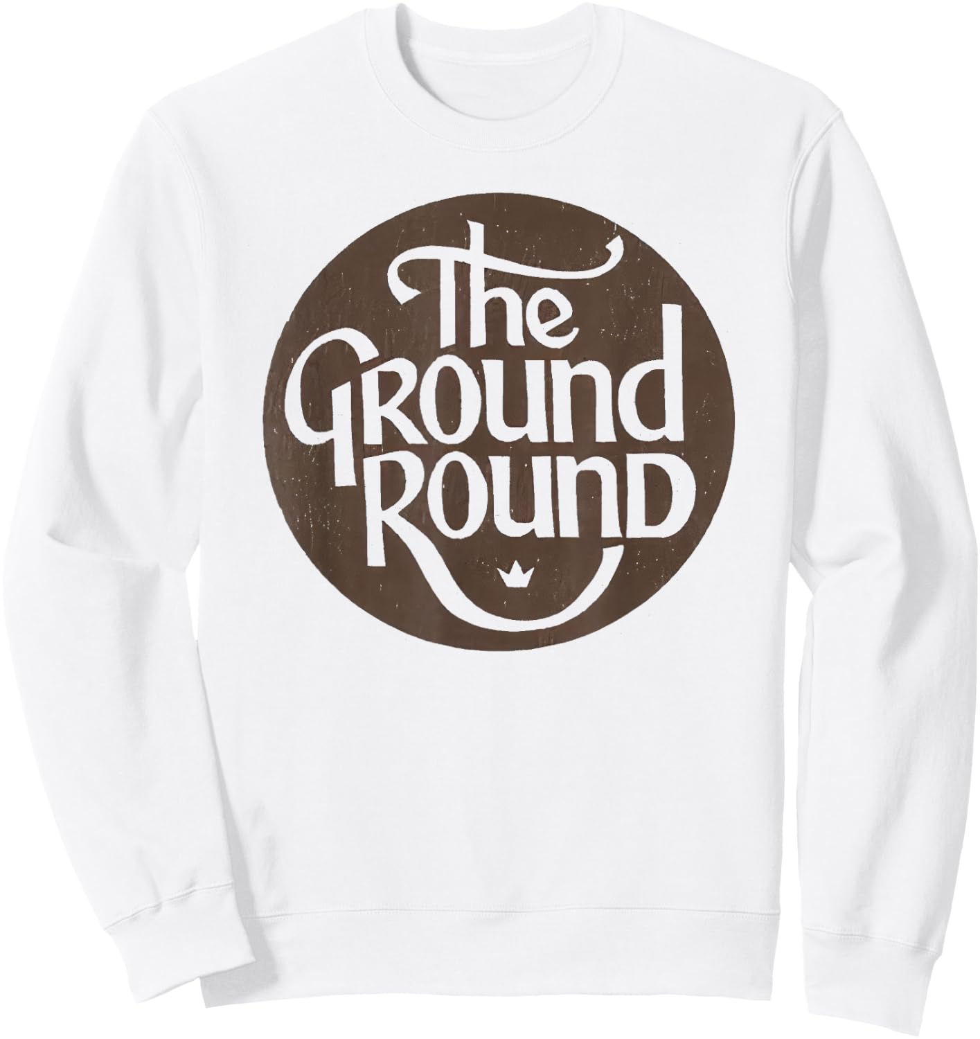 The Ground Round Restaurant Retro Vintage Sweatshirt - Sweatshirt | White