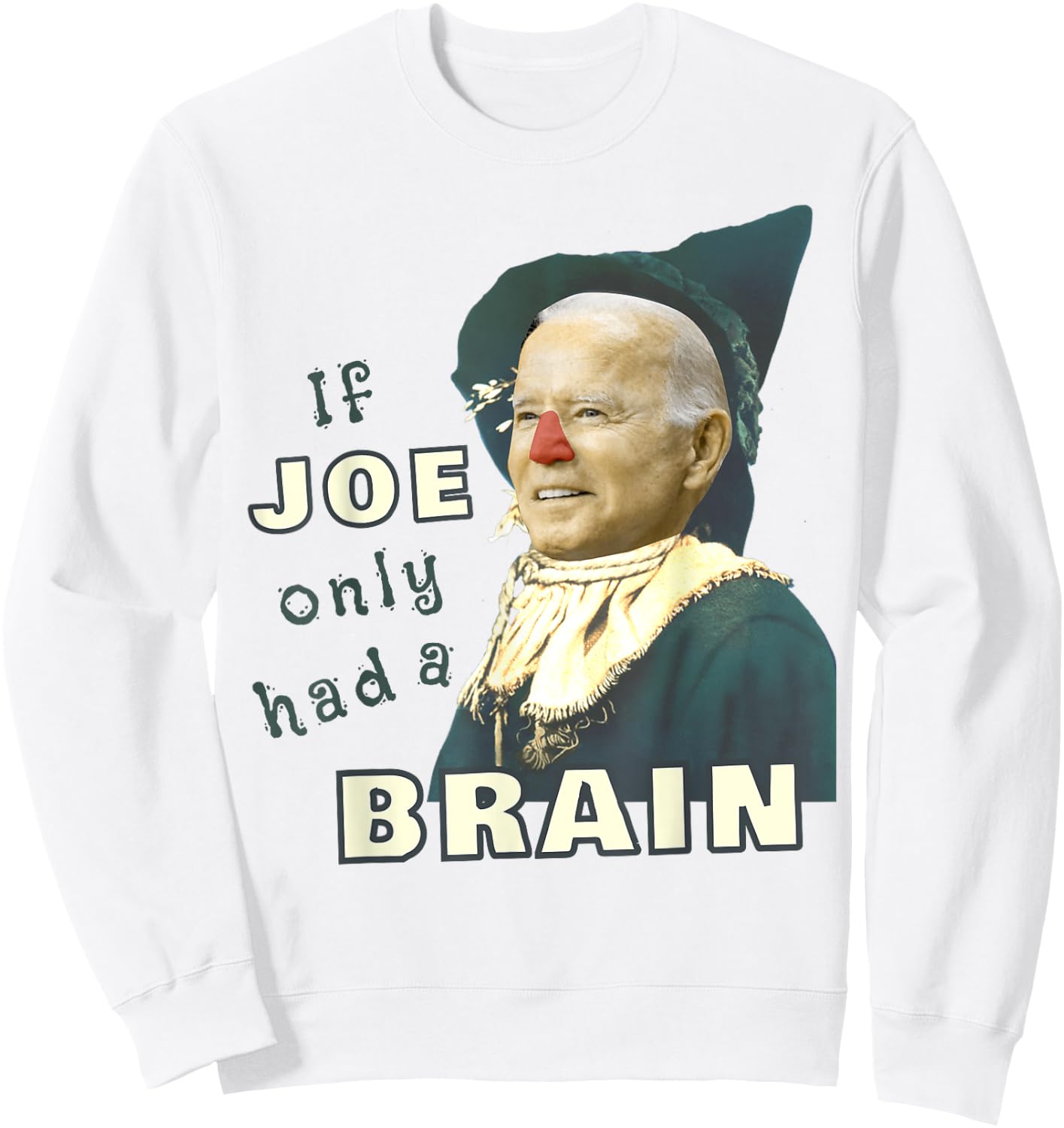Scarecrow - If I only had a brain Sweatshirt - Sweatshirt | White
