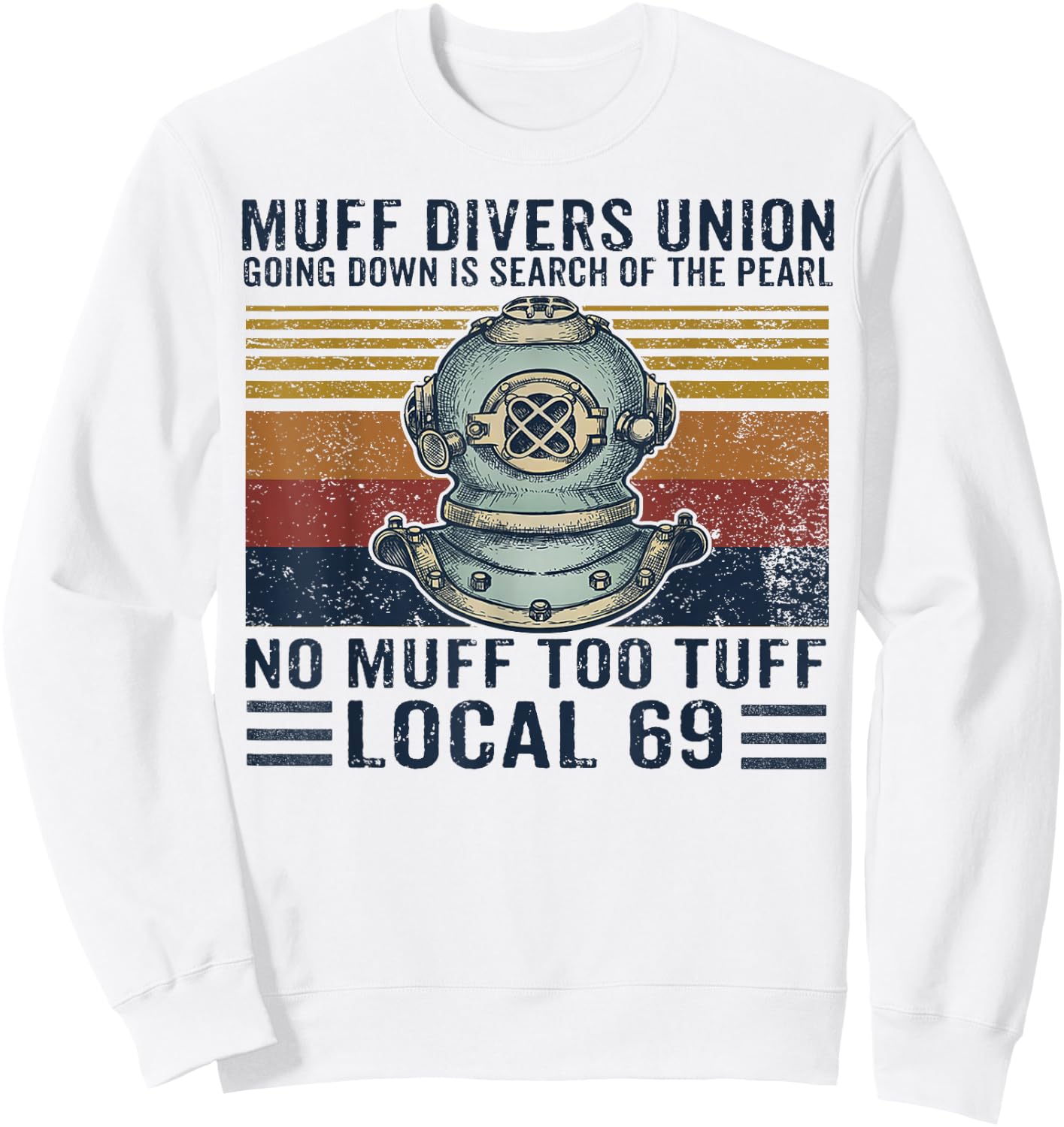 Muff Divers Union Shirt Sweatshirt - Sweatshirt | White