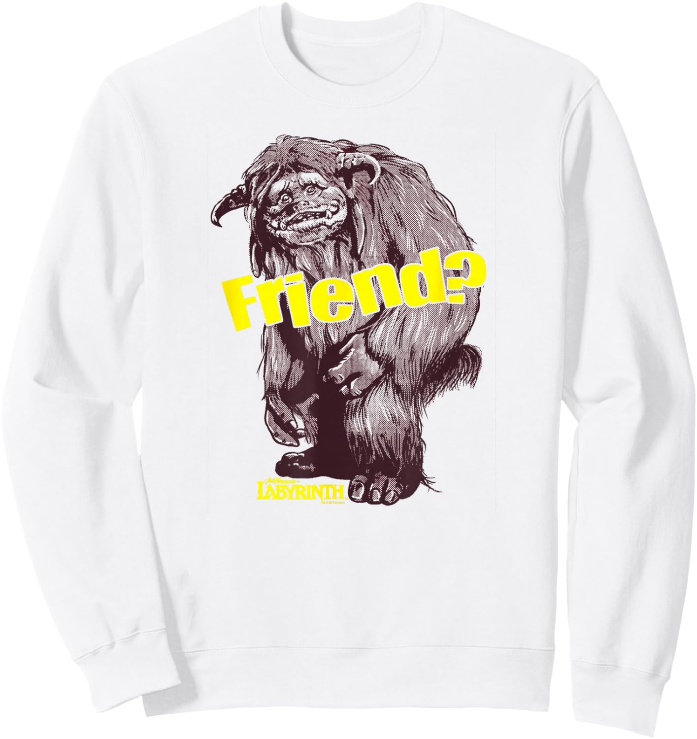 Labyrinth Ludo Friend Sweatshirt - Sweatshirt | White