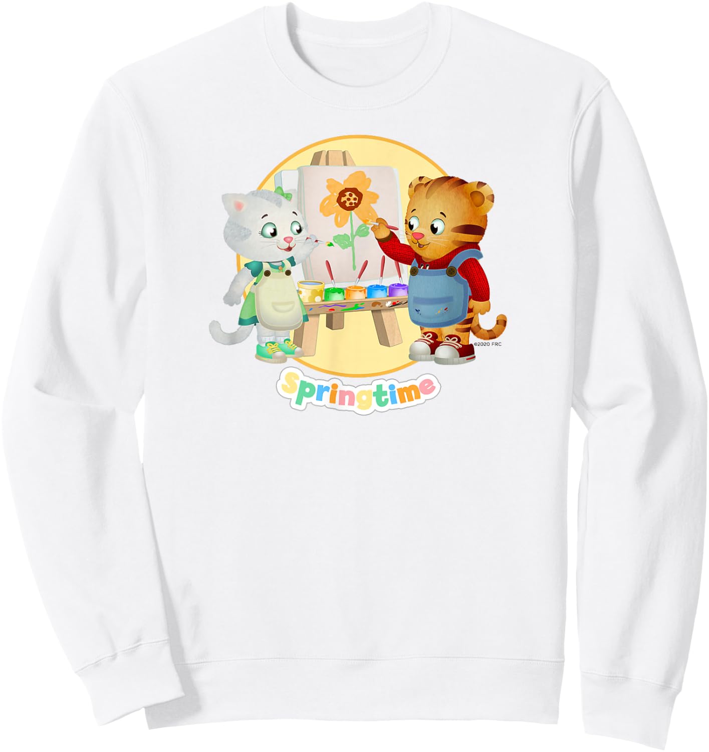 Daniel Tiger Loves Springtime! Sweatshirt - Sweatshirt | White