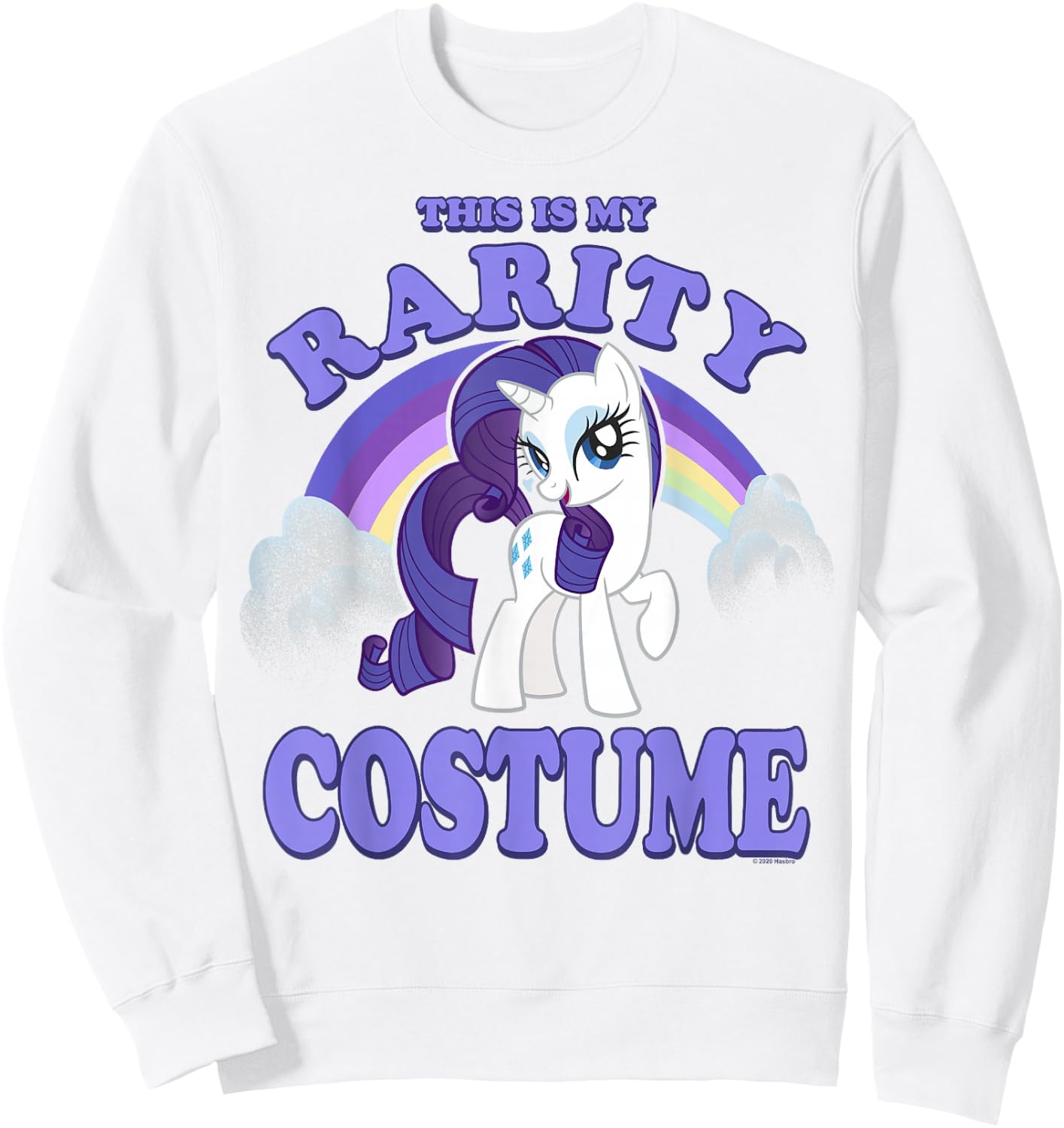 My Little Pony: Friendship Is Magic Rarity Halloween Costume Sweatshirt - Sweatshirt | White