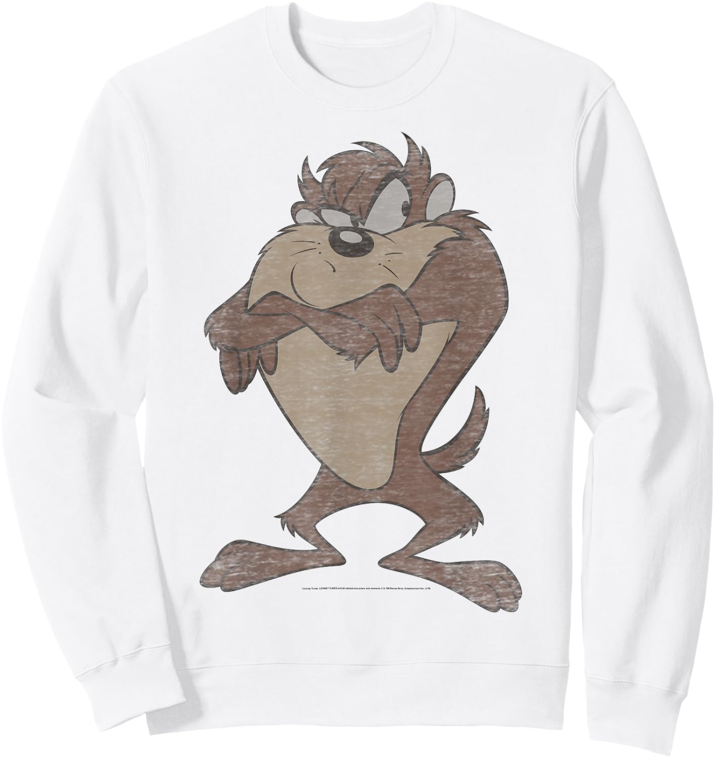 Looney Tunes Tasmanian Devil Simple Portrait Sweatshirt - Sweatshirt | White