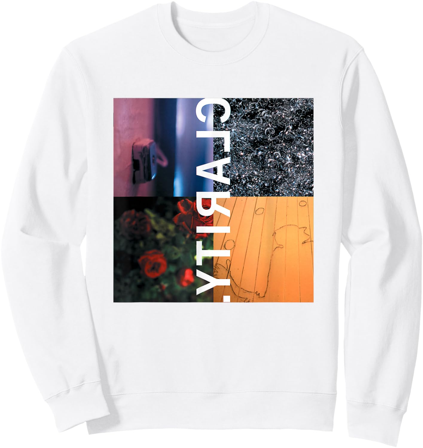 Jimmy Eat World - Official Merchandise - Clarity Sweatshirt - Sweatshirt | White