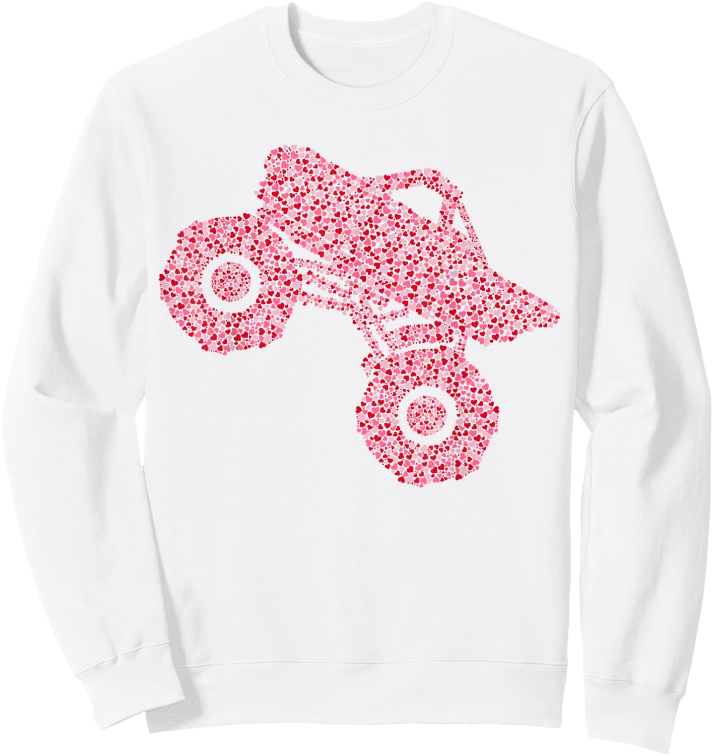 Monster Truck Girls Women Sweatshirt - Sweatshirt | White