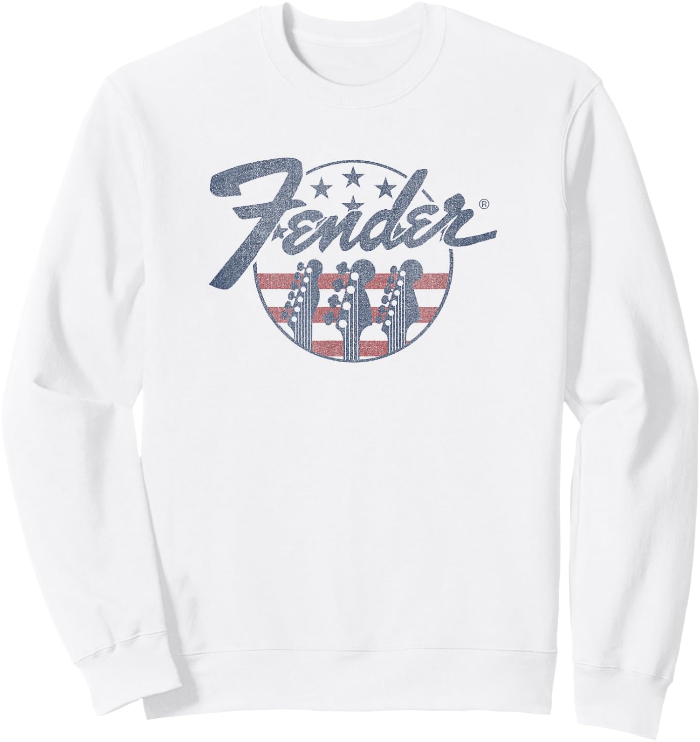 Fender Guitar Flag Sweatshirt - Sweatshirt | White