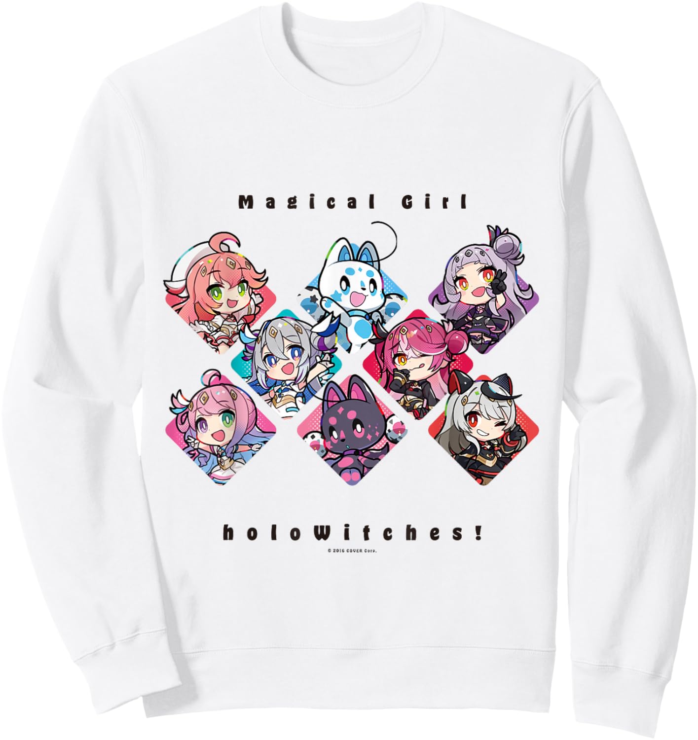 Magical Girl Holowitch! Sweatshirt - Sweatshirt | White