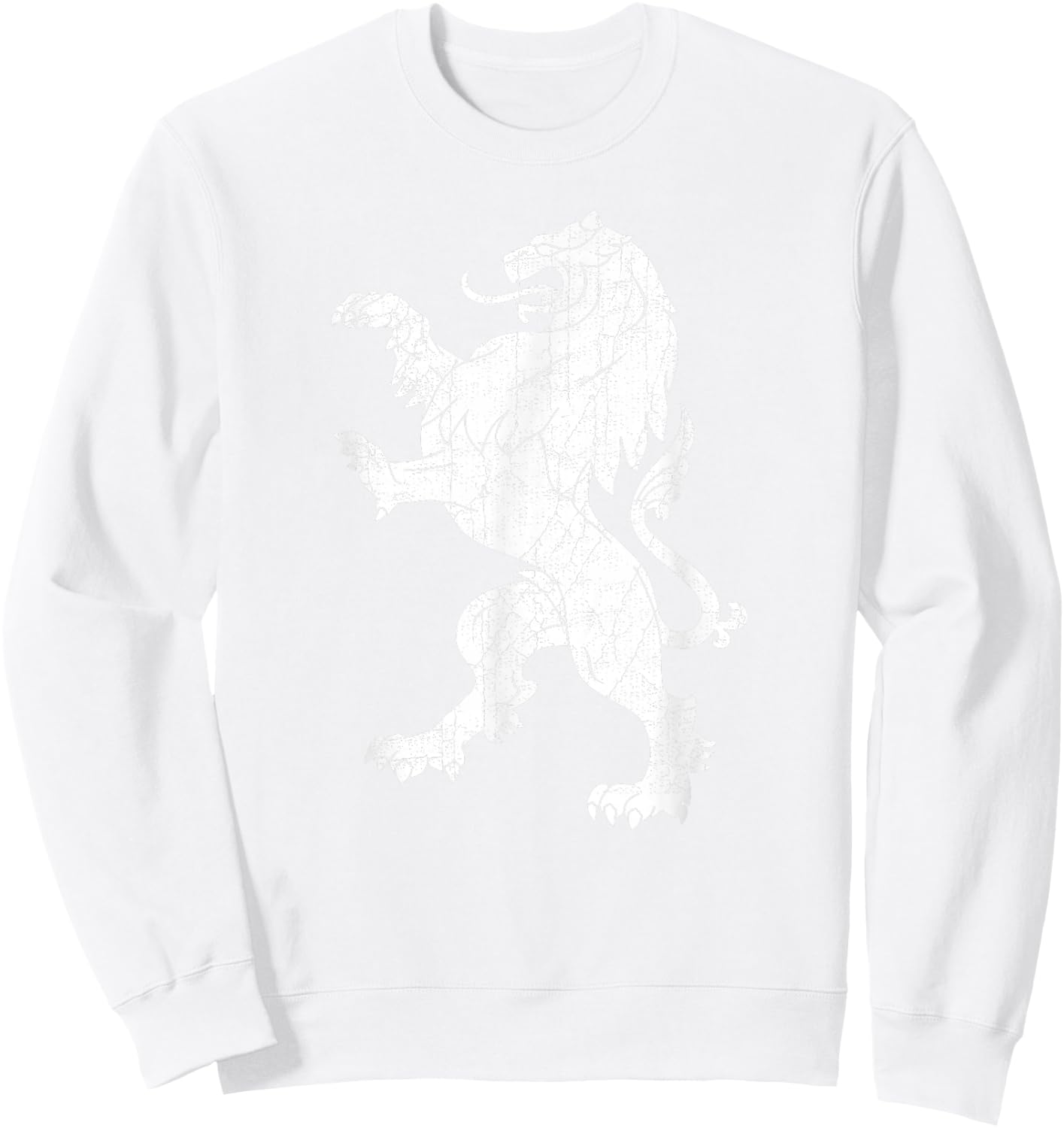Vintage Dutch Lion Netherlands Nederland Holland Pays-Bas Sweatshirt - Sweatshirt | White