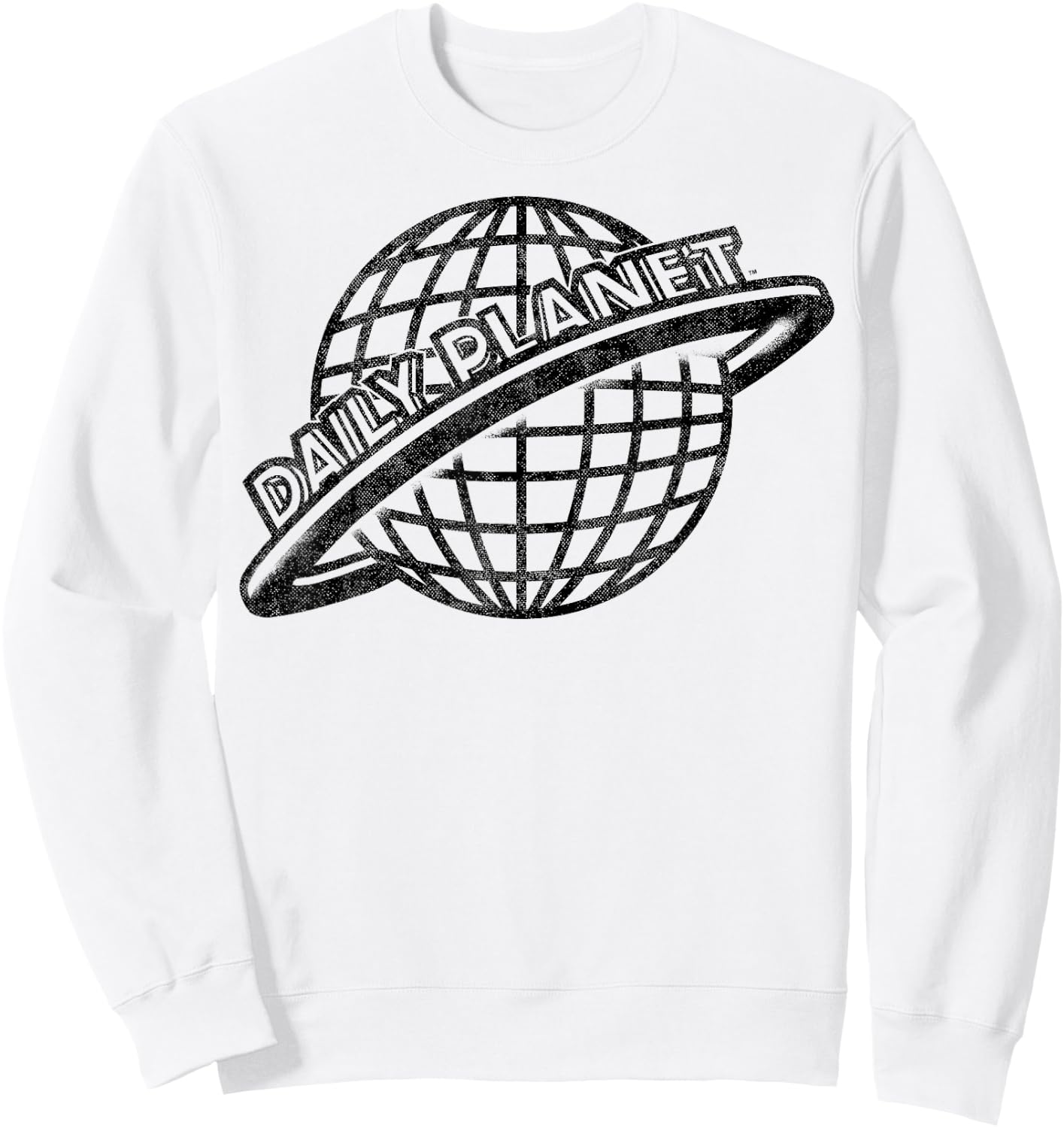 DC Comics Superman Daily Planet Logo C1 Sweatshirt - Sweatshirt | White