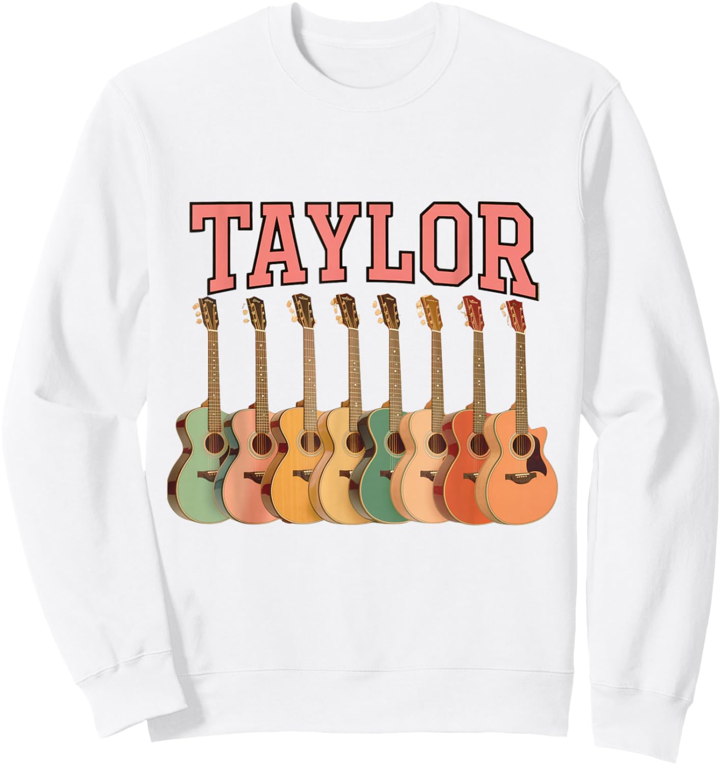 Taylor Guitar Collegiate Sweatshirt - Sweatshirt | White