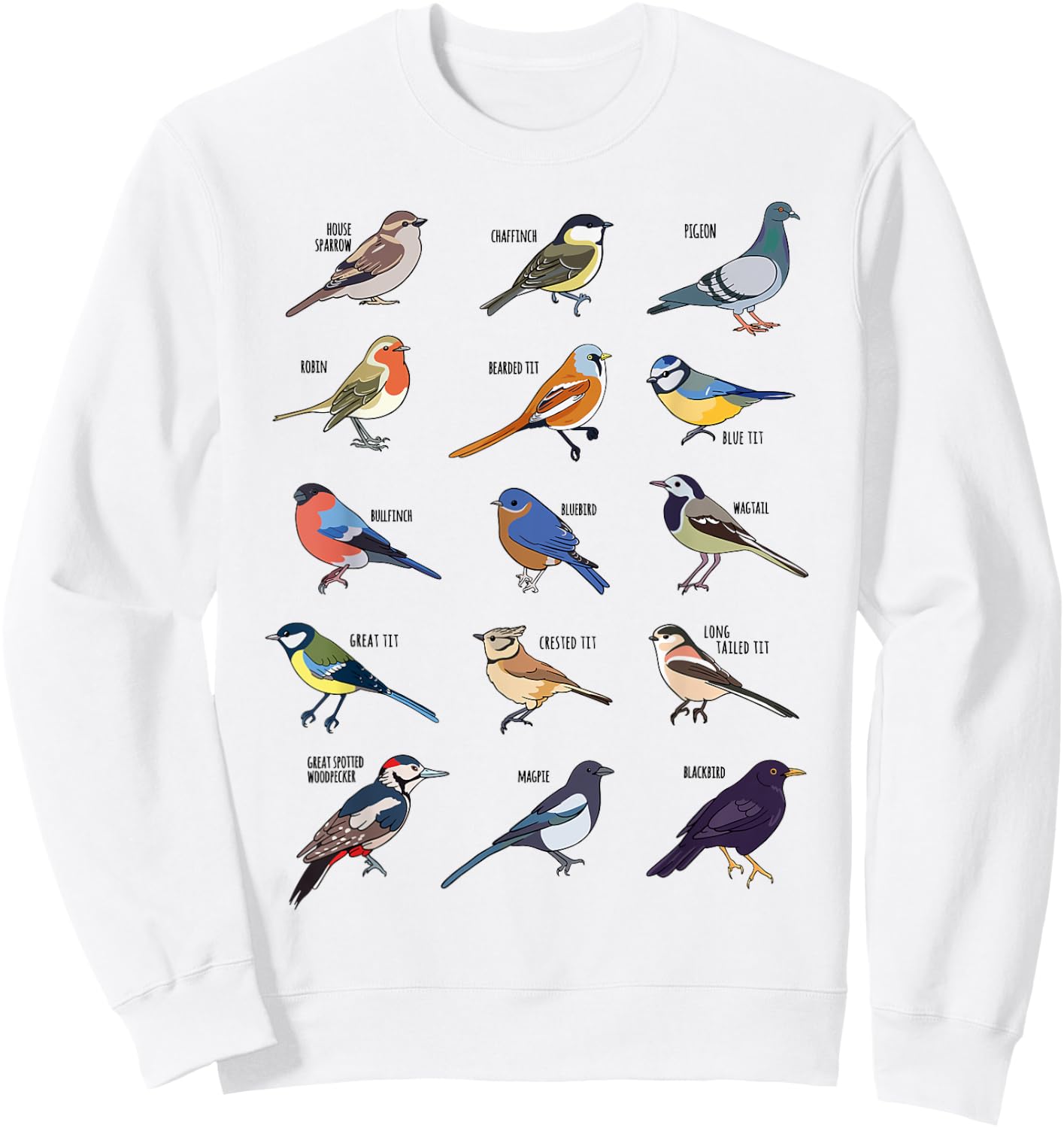 Ornithology Birds Birdwatching Birding Gift & Women Sweatshirt - Sweatshirt | White