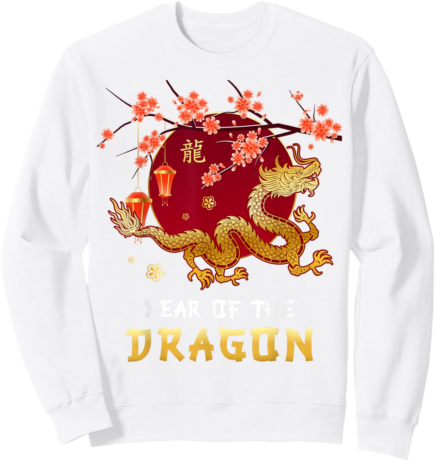 Year Of The Dragon Lunar New Year 2024 Sweatshirt - Sweatshirt | White