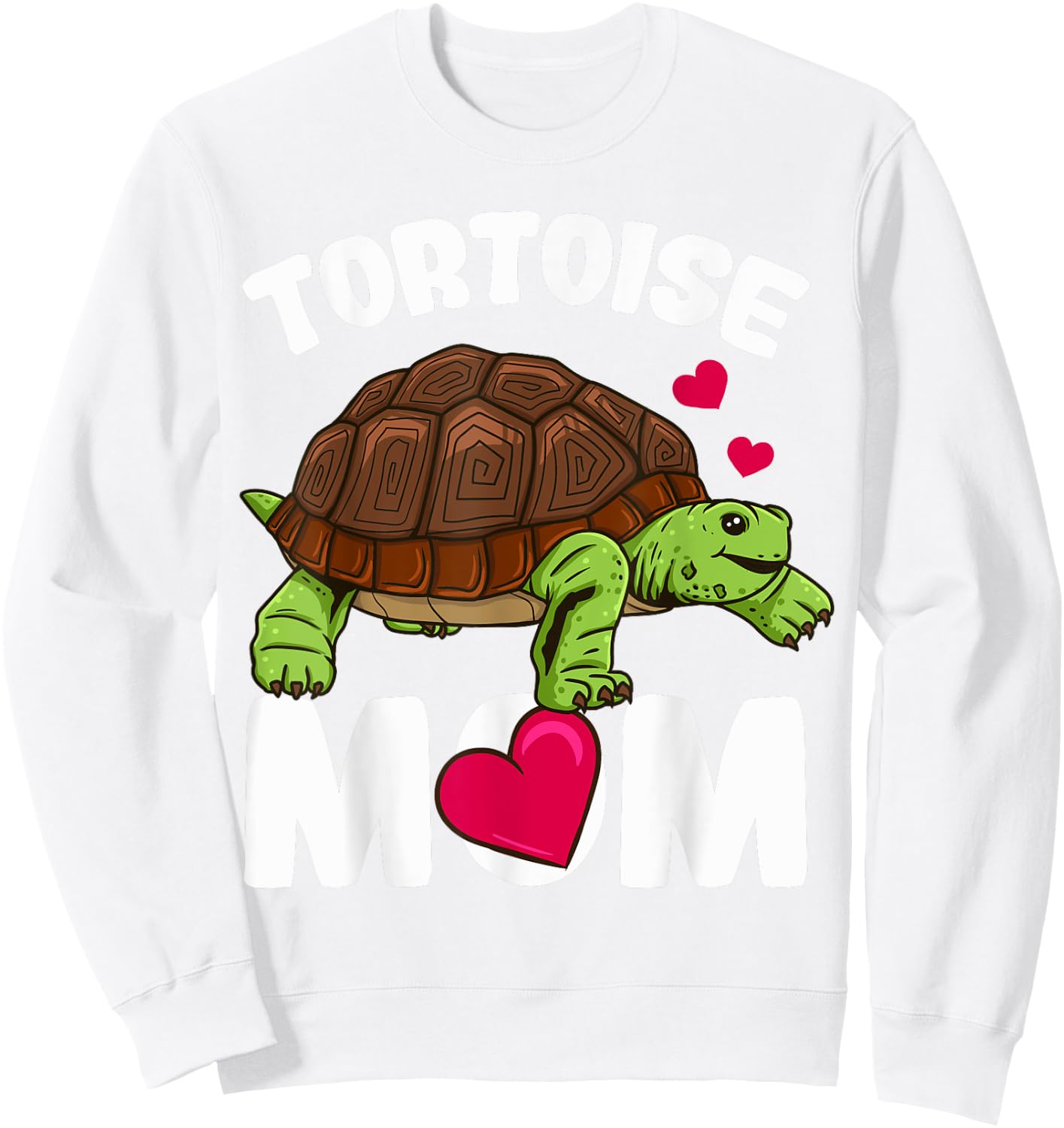 Tortoise Mom Sweatshirt - Sweatshirt | White