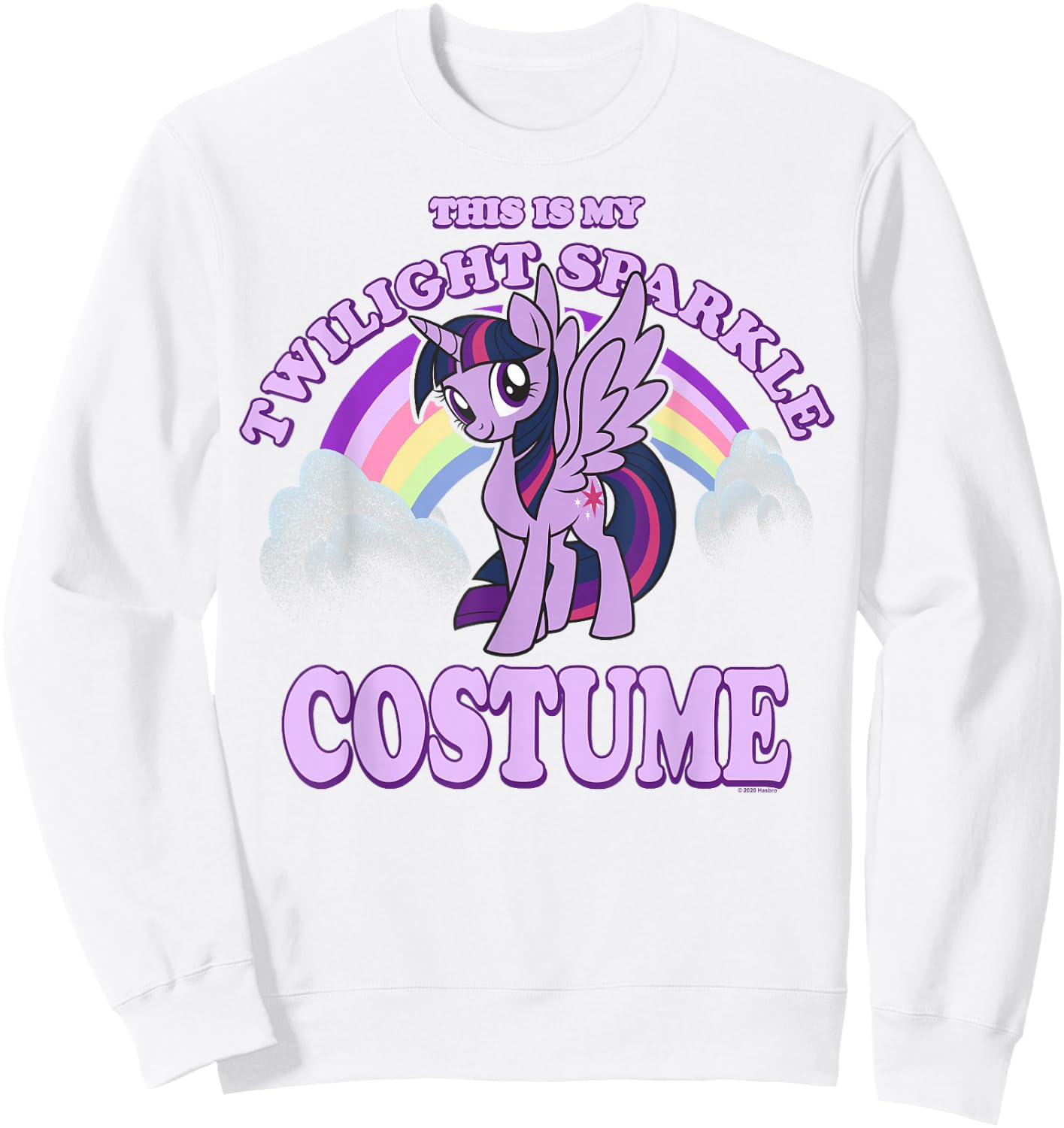 My Little Pony This Is My Twilight Sparkle Halloween Costume Sweatshirt - Sweatshirt | White