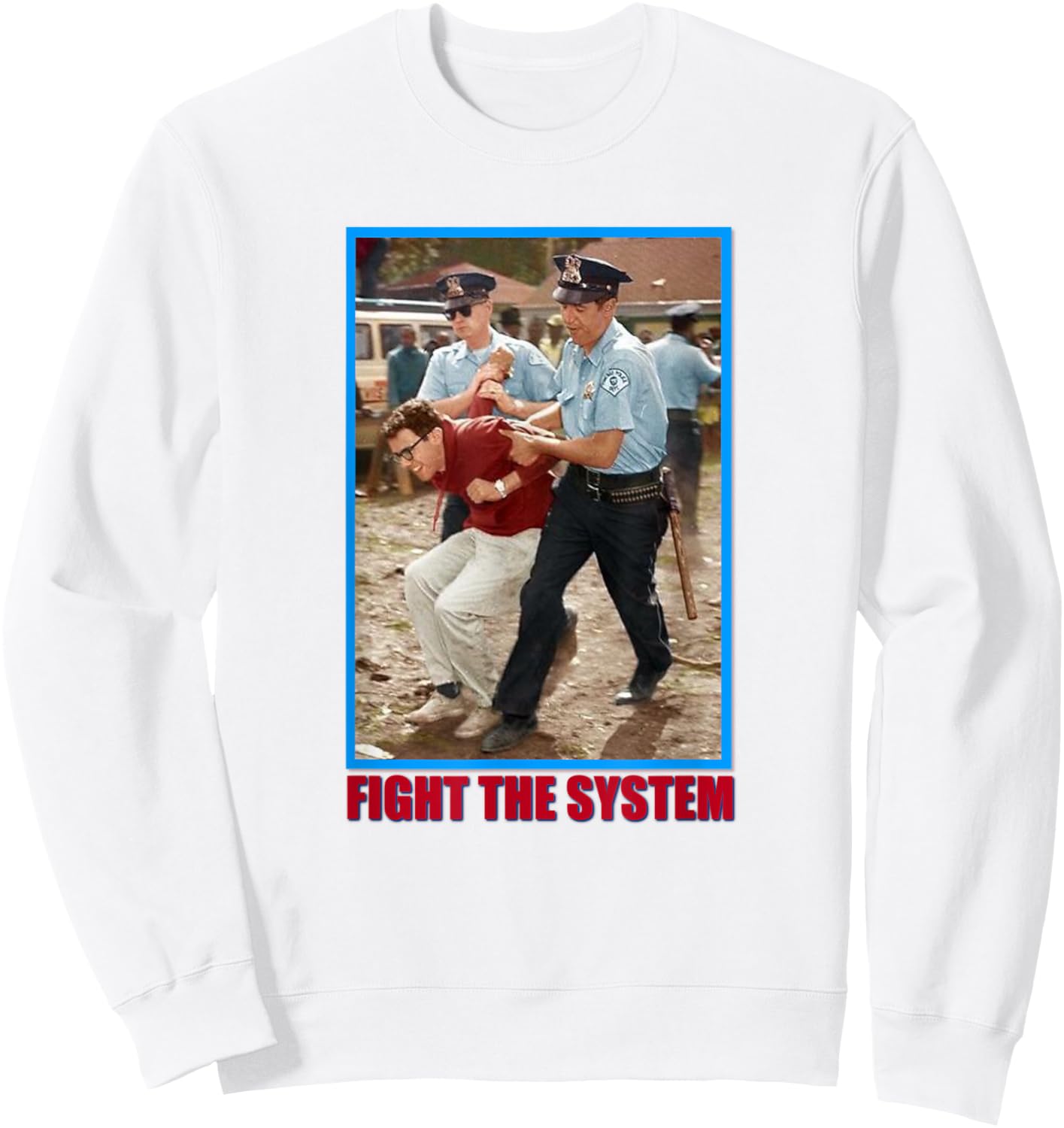 Fight the system - Bernie Sanders for president 2020 Sweatshirt - Sweatshirt | White