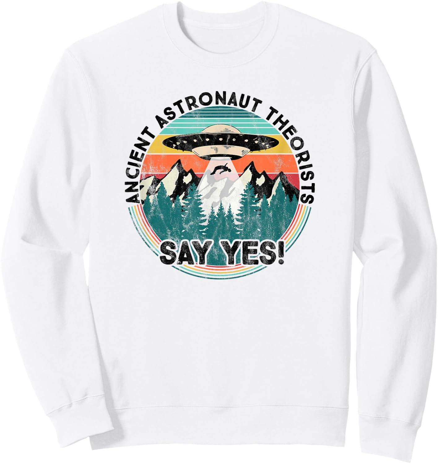 Ancient Astronaut Theorists Say Yes - Aliens Sweatshirt - Sweatshirt | White