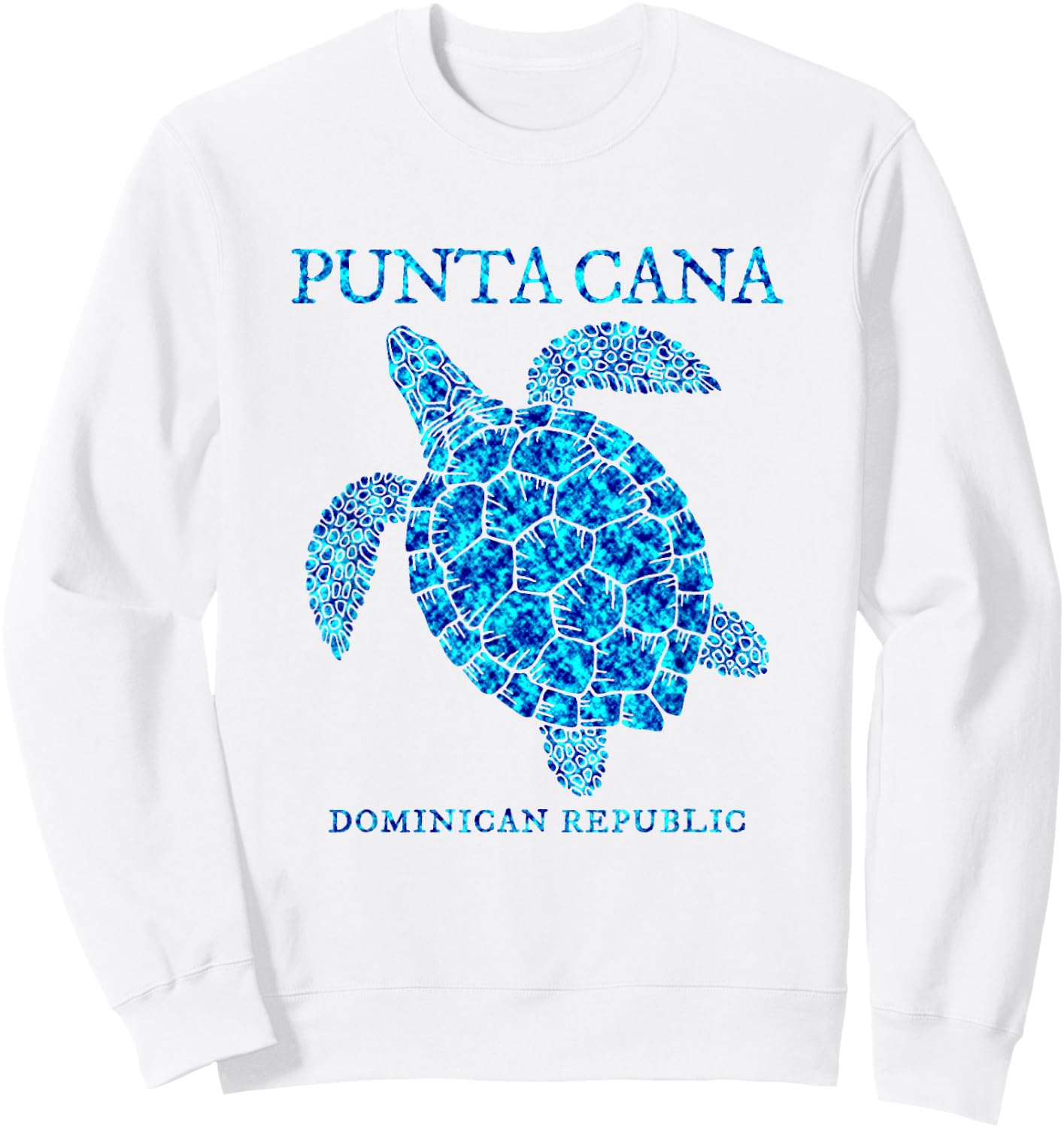 Punta Cana Dominican Republic Sea Turtle Boys Girls Toddler Sweatshirt - Sweatshirt | White