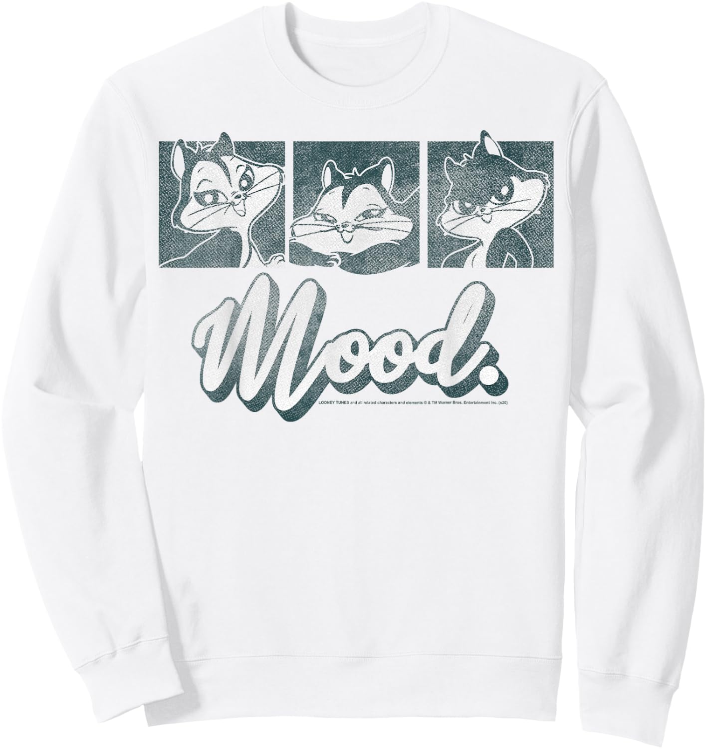 Looney Tunes Pussyfoot Mood Panels Sweatshirt - Sweatshirt | White