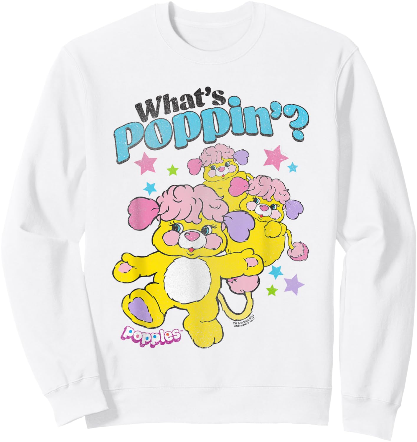 Popples Whats Poppin Sweatshirt - Sweatshirt | White