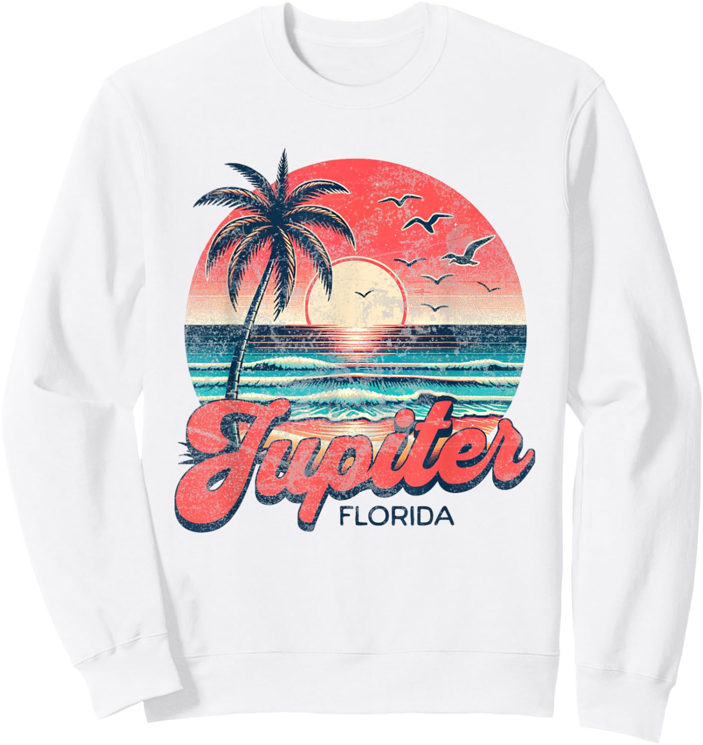 Jupiter Florida Sweatshirt - Sweatshirt | White