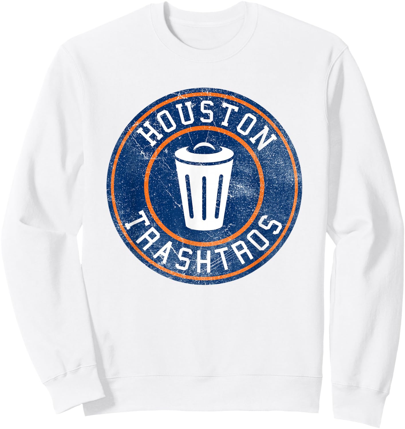 Houston Cheaters Sign Stealing Trashtros Baseball Gift Sweatshirt - Sweatshirt | White