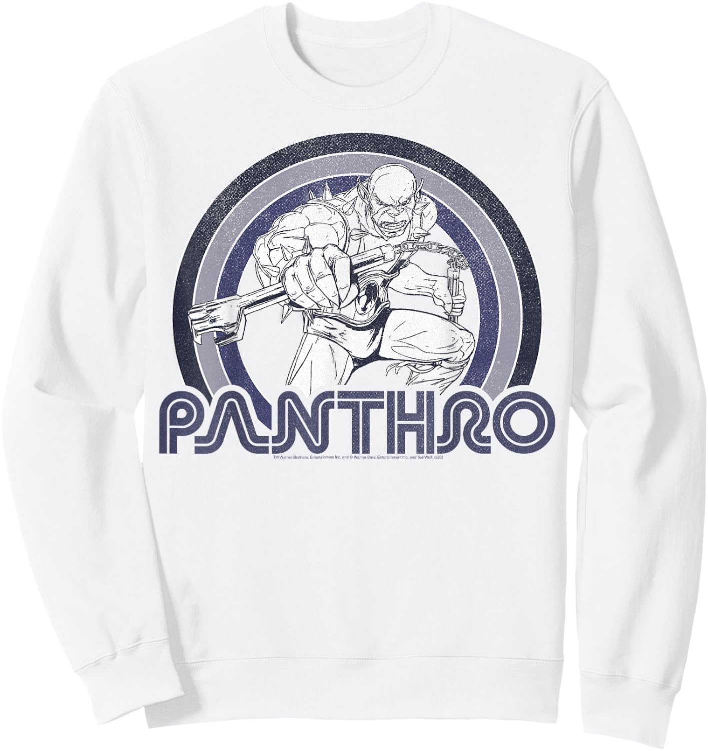 Thundercats Panthro Retro Rainbow Sweatshirt - Sweatshirt | White
