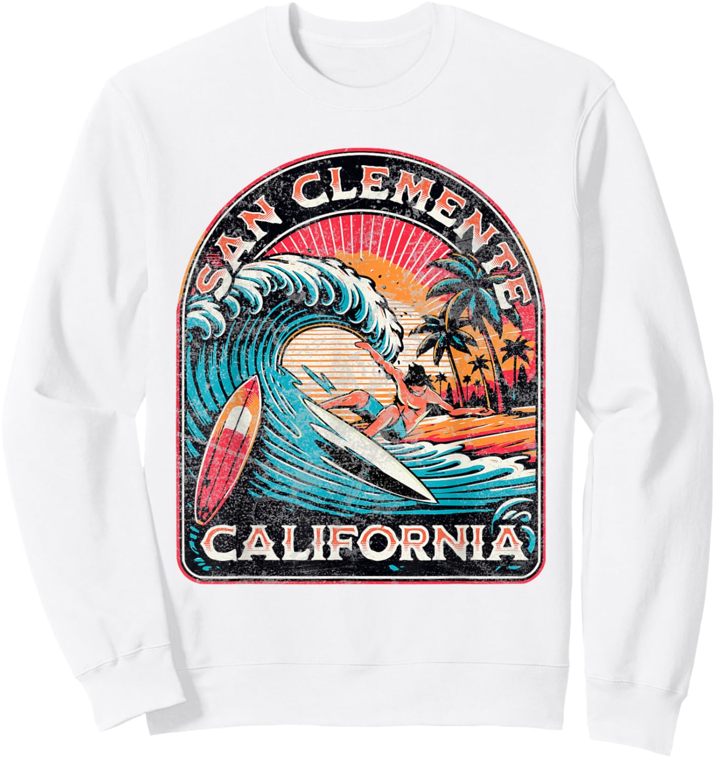 San Clemente Sweatshirt - Sweatshirt | White