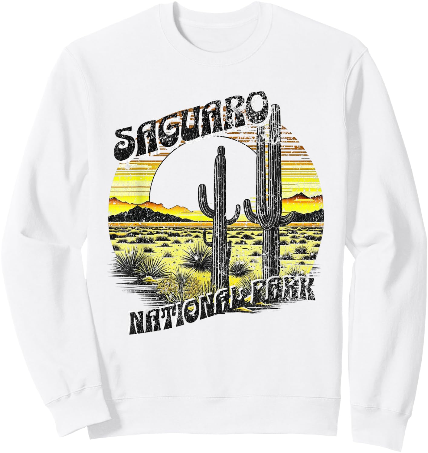 Saguaro National Park Sweatshirt - Sweatshirt | White
