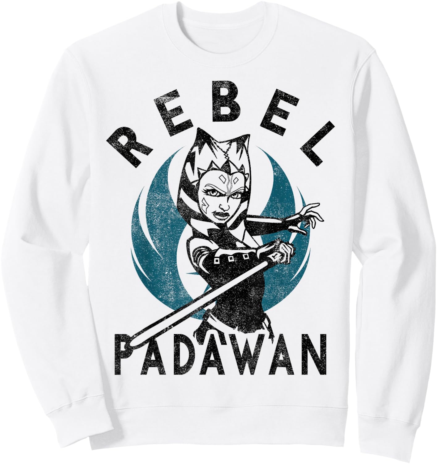 Star Wars: Clone Wars Ahsoka Rebel Padawan Portrait Sweatshirt - Sweatshirt | White