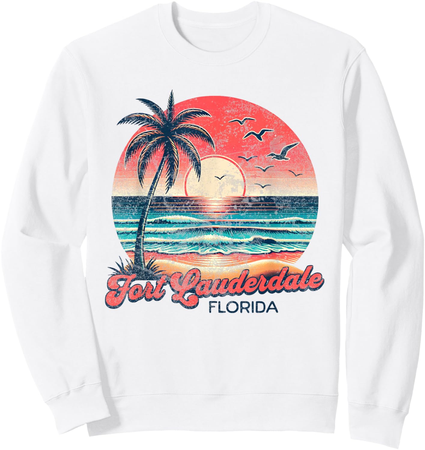 Fort Lauderdale Sweatshirt - Sweatshirt | White
