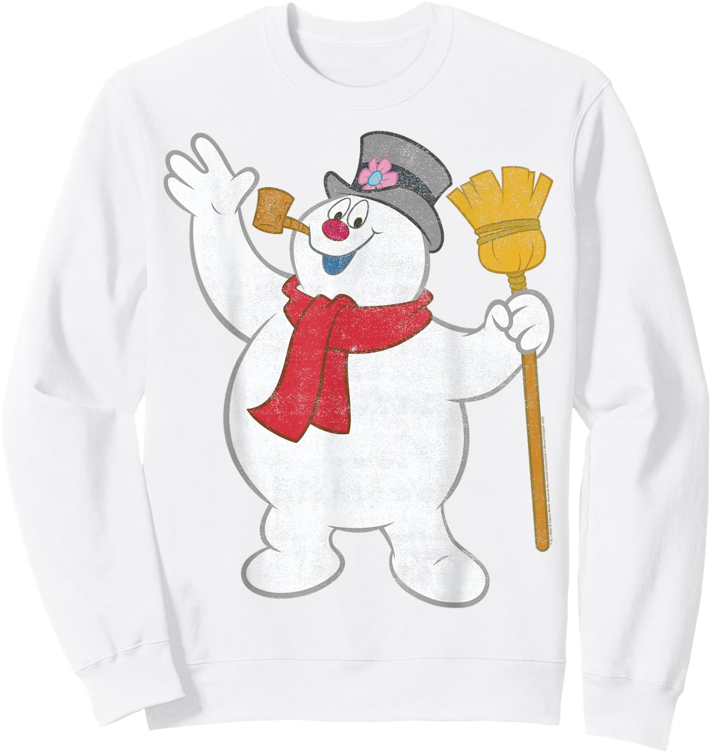 Frosty The Snowman Big Portrait Sweatshirt - Sweatshirt | White