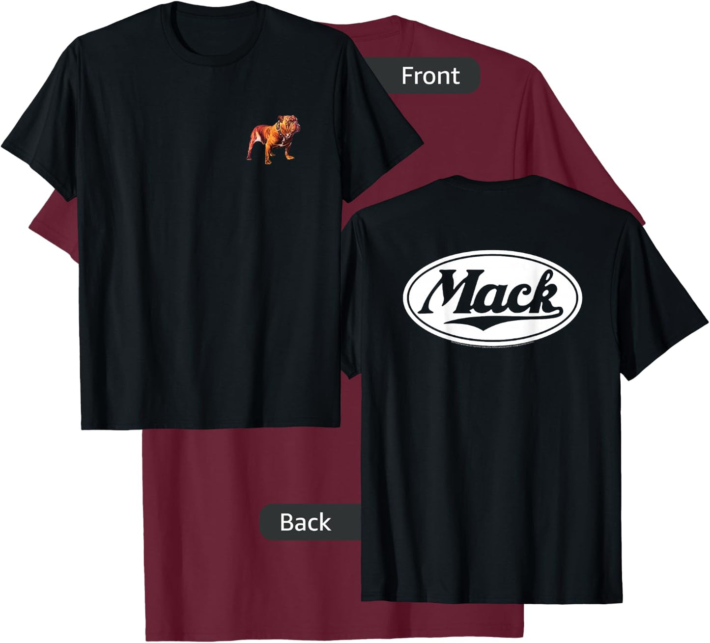 Mack Trucks Patent T-Shirt - T-Shirt | Maroon