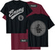 Public Enemy Official Enemy Target Black & Grey T-Shirt - T-Shirt | Maroon