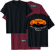 TW200 Trailway Motorcycle Enduro Off-Road T-Shirt - T-Shirt | Maroon