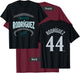 Julio Rodríguez Seattle Baseball Name & Number (Front&Back) T-Shirt - T-Shirt | Maroon