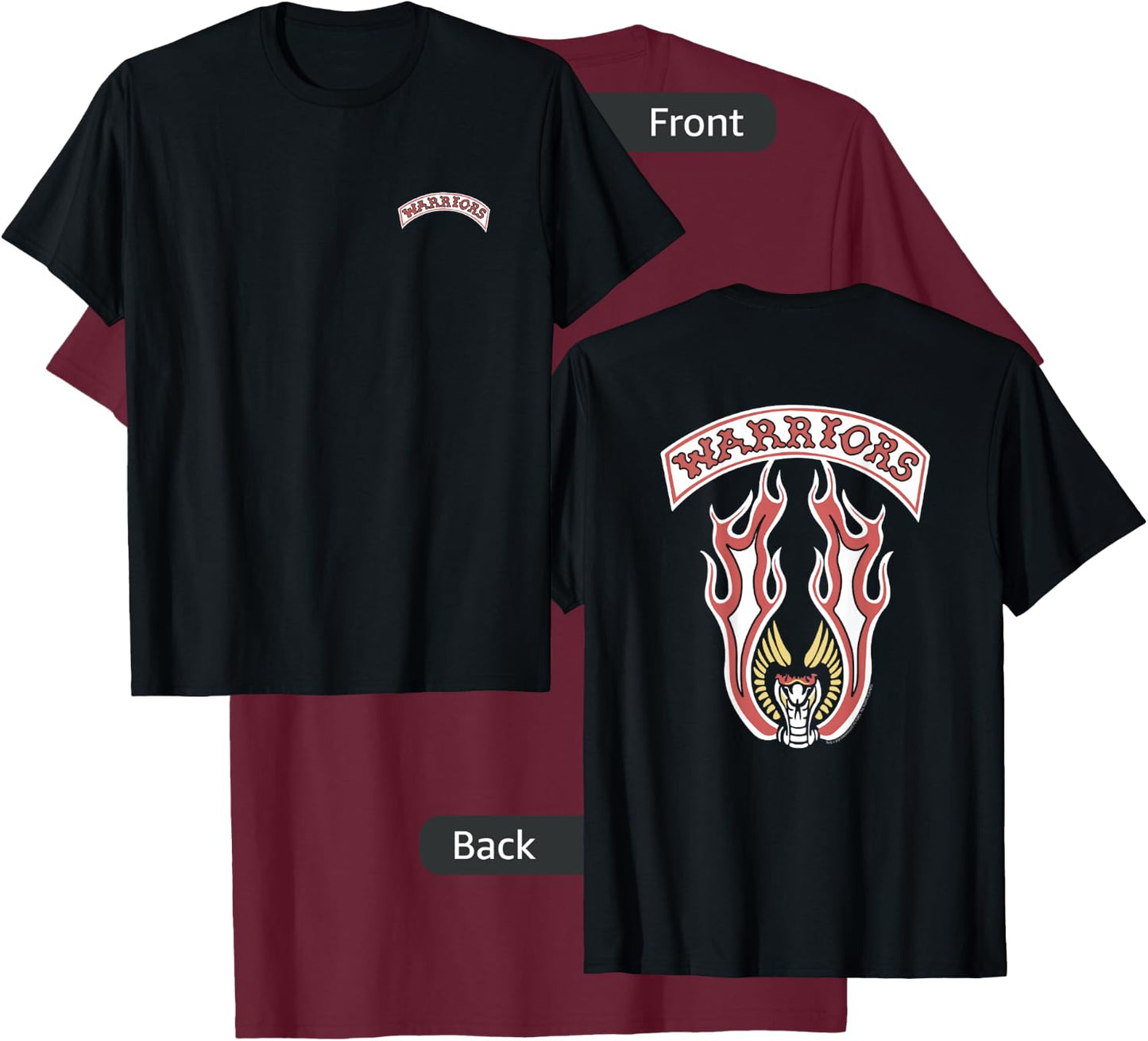 The Warriors Gang Logo T-Shirt - T-Shirt | Maroon