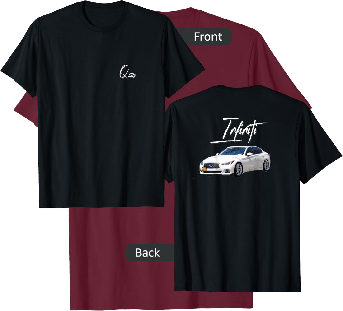 Ruben Roman Men's Classic Black Ghost Racing Machine T-Shirt - T-Shirt | Maroon