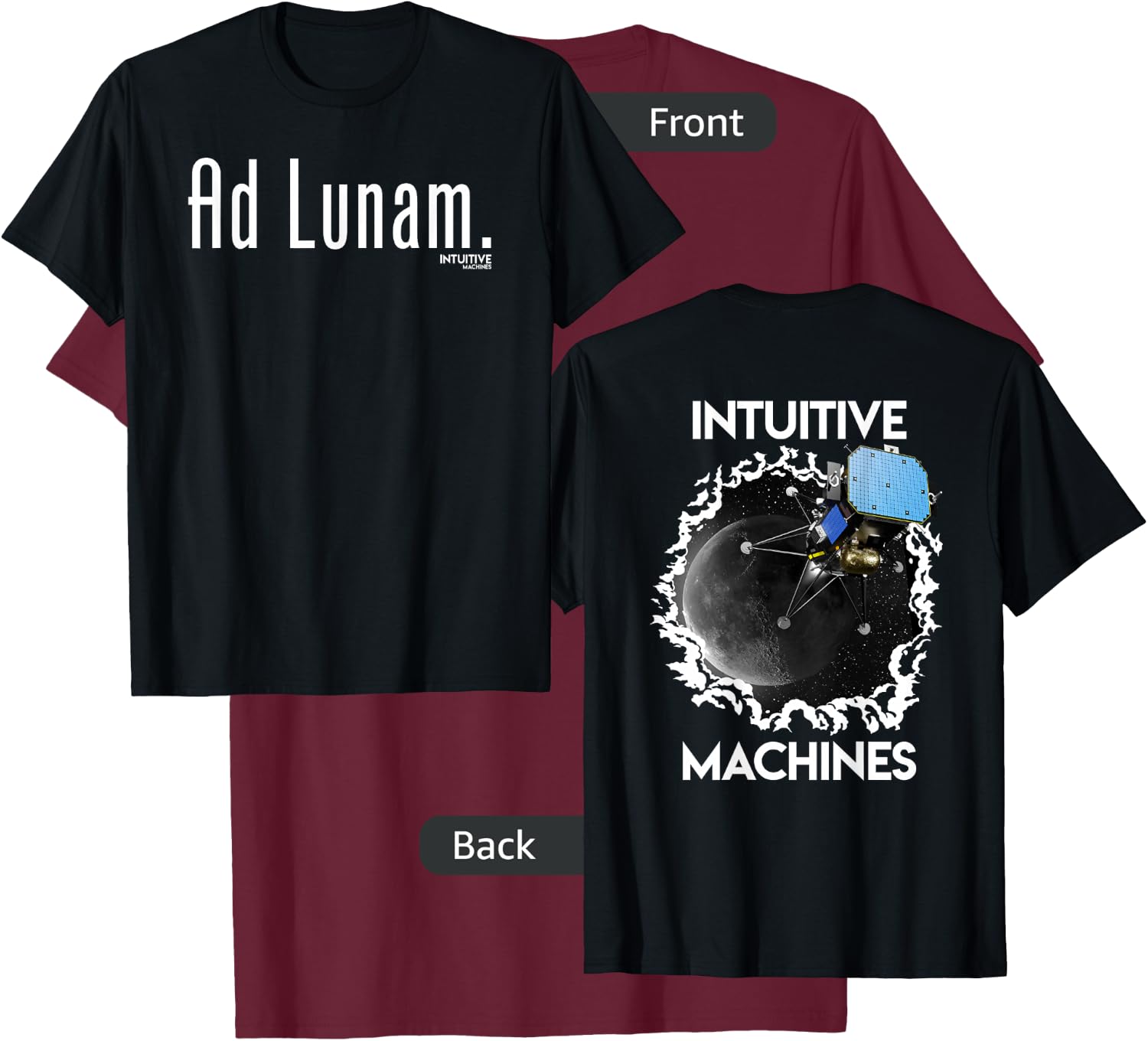 IM-1 "Ad-Lunam" T-Shirt - T-Shirt | Maroon