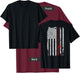 Fishing Thin Red line Rod American Flag Patriotic Fisherman T-Shirt - T-Shirt | Maroon