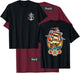 Old School American Traditional Tattoo Flash Clipper Ship T-Shirt - T-Shirt | Maroon