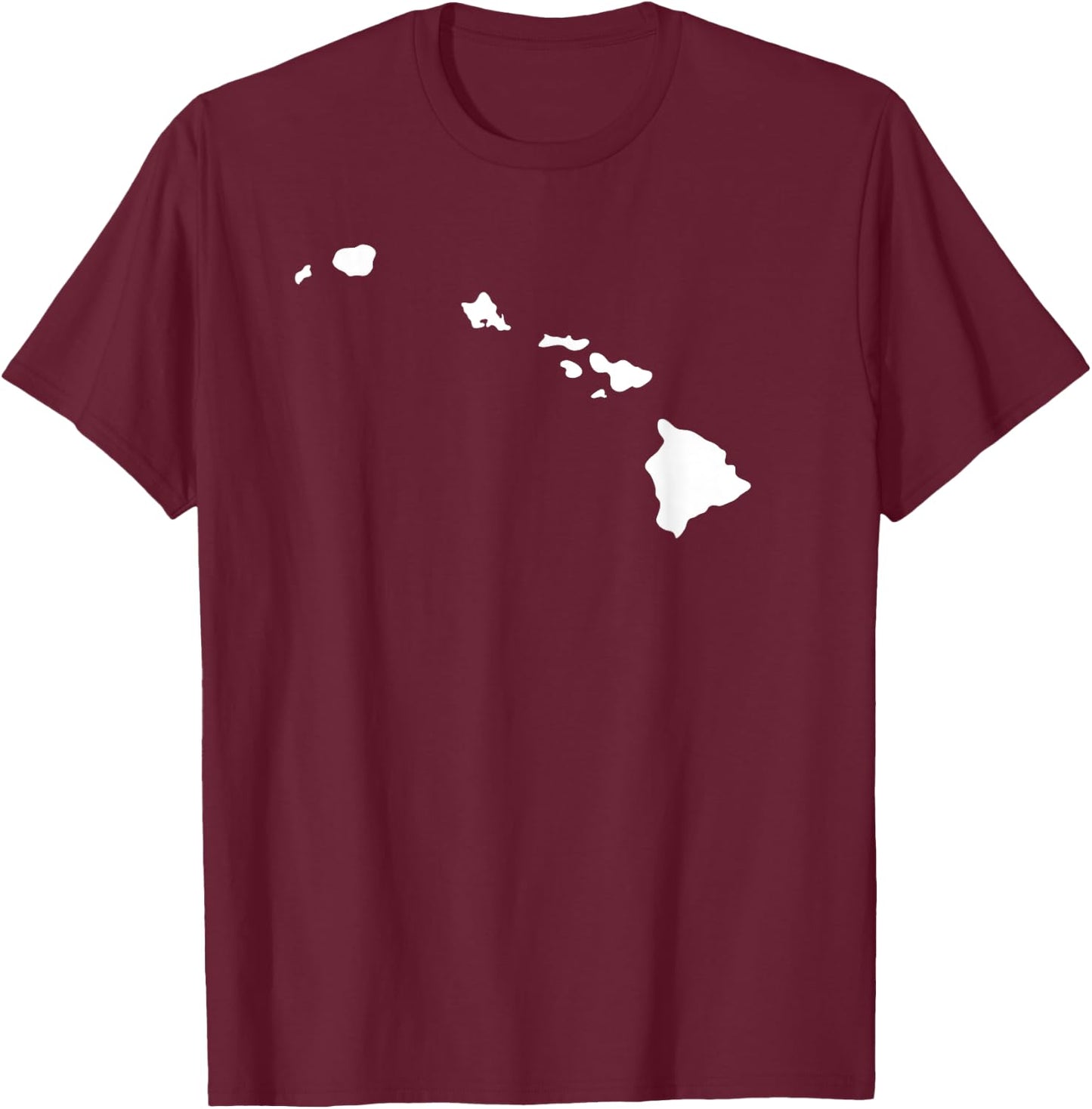 Hawaii Islands T-Shirt - T-Shirt | Maroon