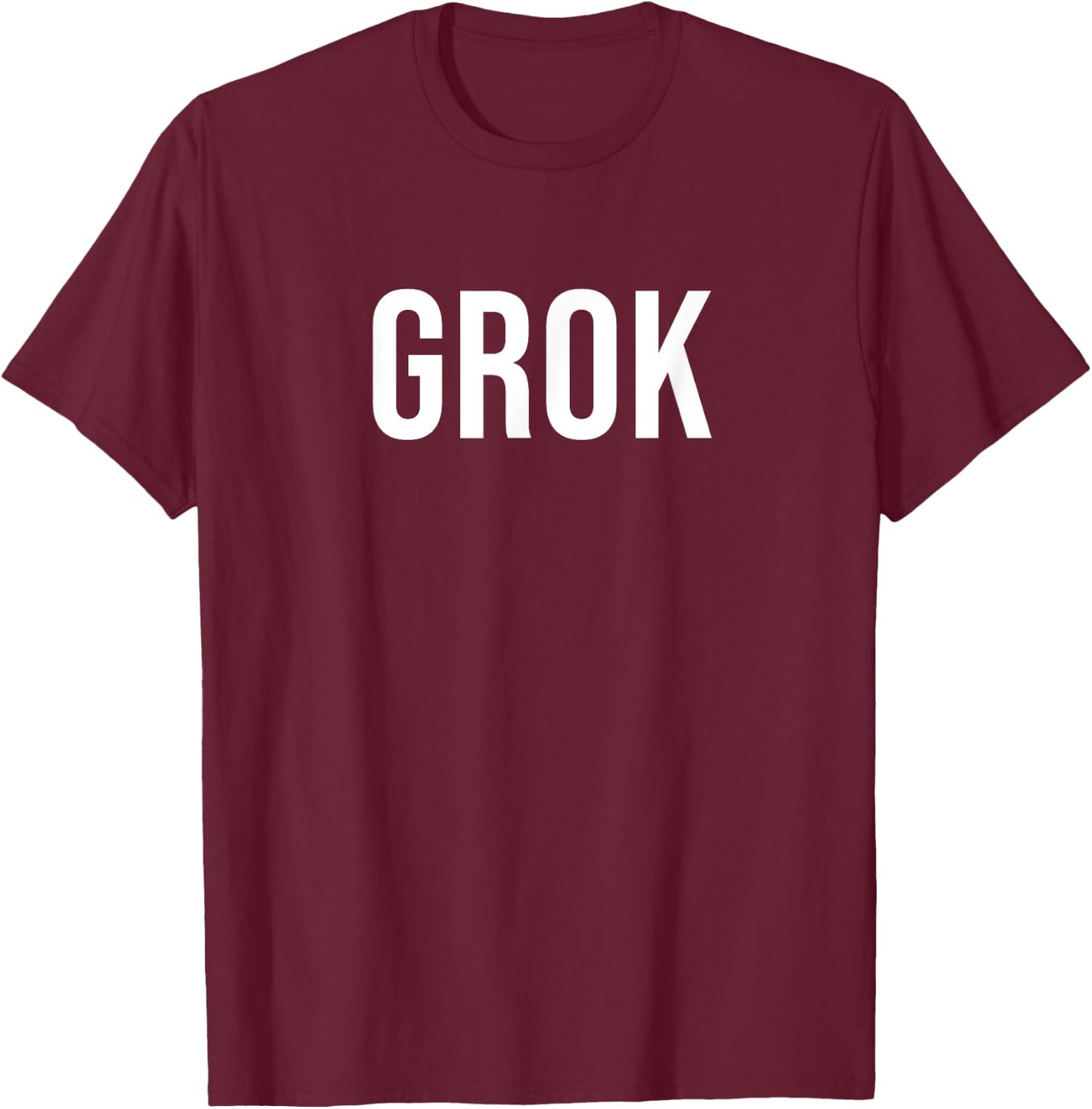 Grok T-Shirt - T-Shirt | Maroon
