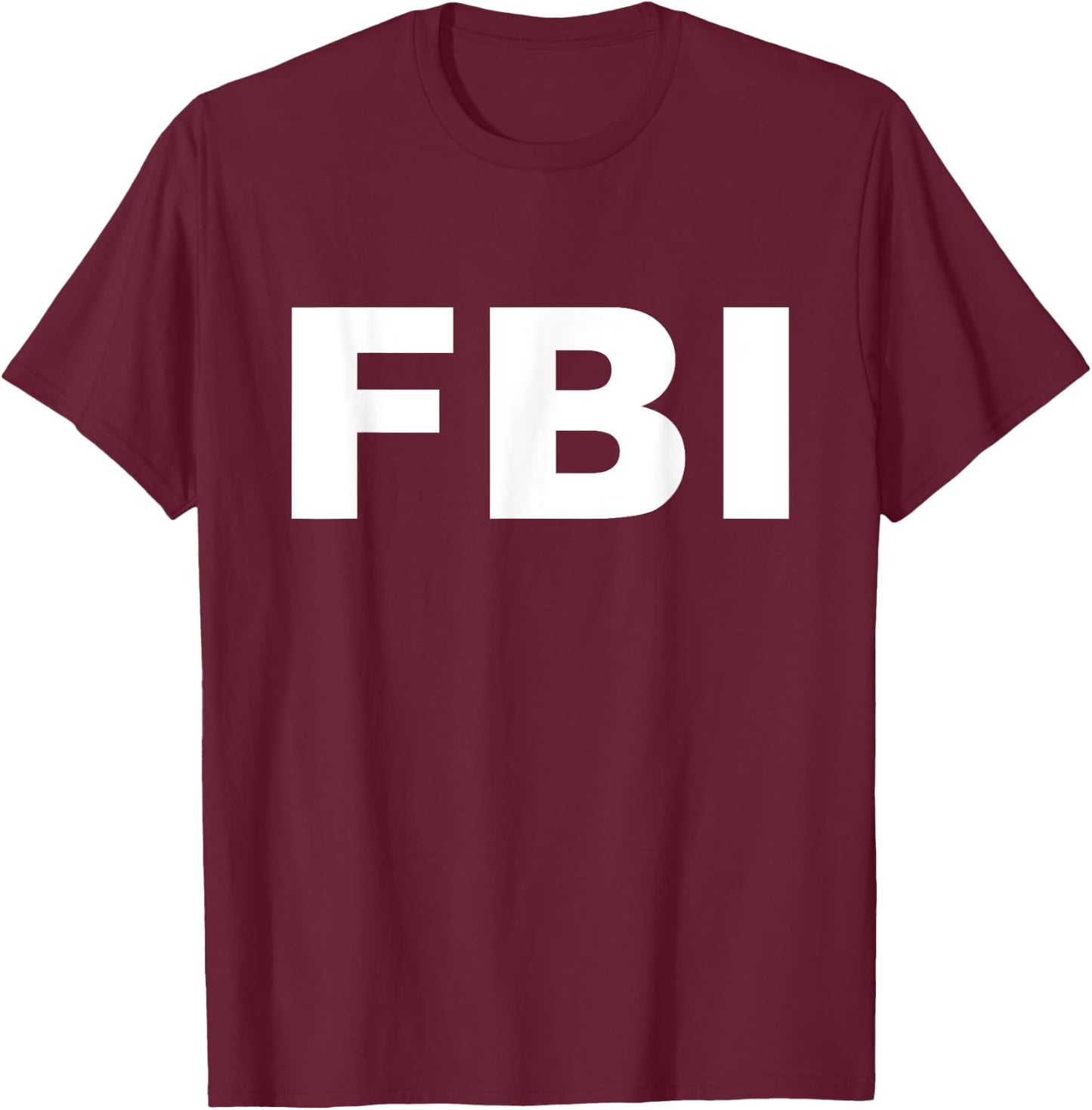 FBI Carnival Fancy Dress Costume Boys Top Premium T-Shirt - T-Shirt | Maroon