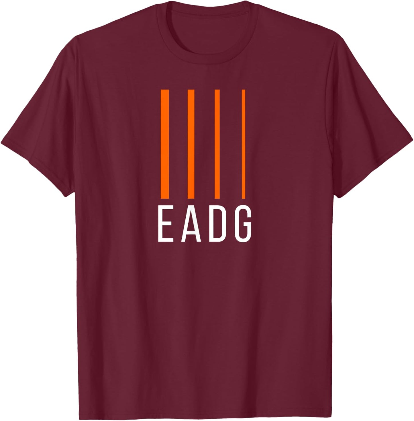 EADG 4 String - Bass Guitarist, Bass Player, Bassist T-Shirt - T-Shirt | Maroon
