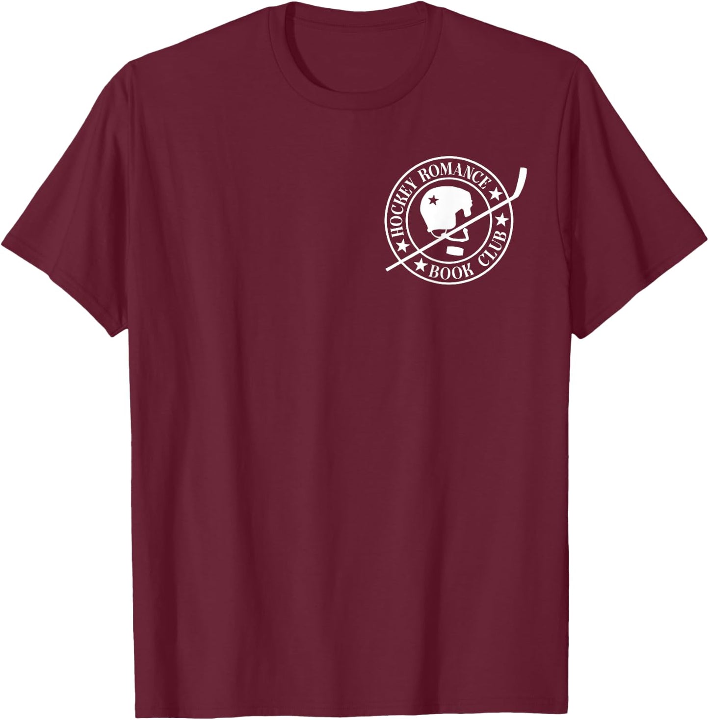 In My Hockey Romance Era | Romance Hockey Book Club T-Shirt - T-Shirt | Maroon