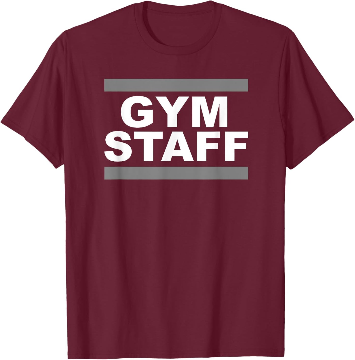 Gym Staff T-Shirt - T-Shirt | Maroon