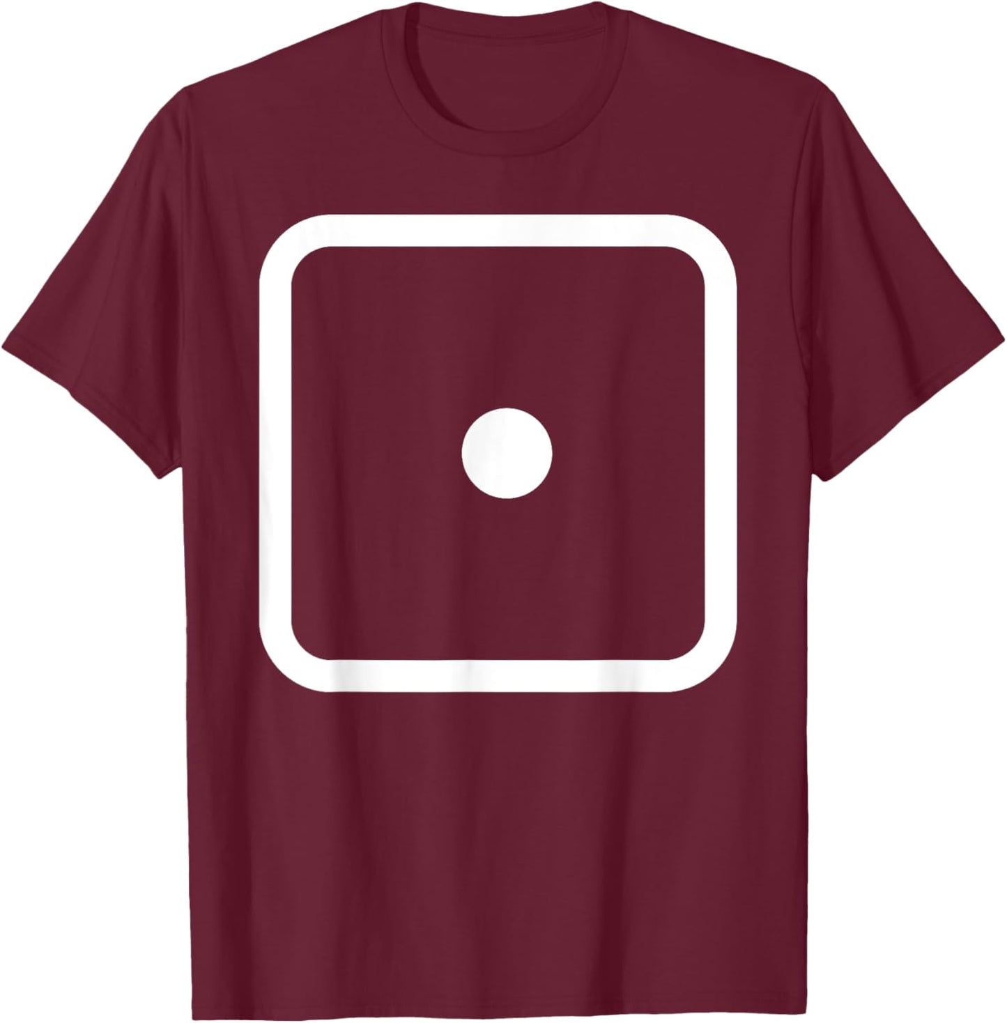 1 Dice And One Dice Costume T-Shirt - T-Shirt | Maroon