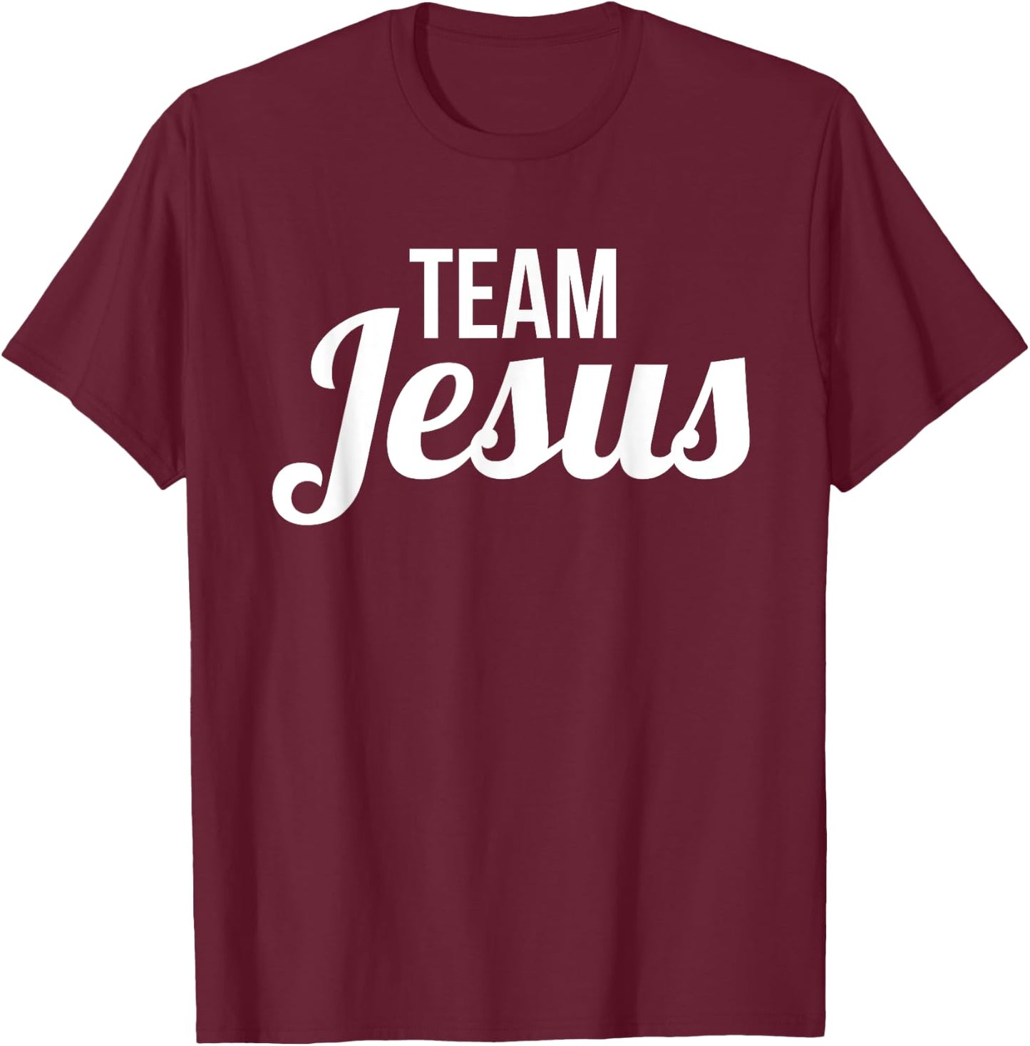Matching Christian Team Gift Youth Groups Team Jesus T-Shirt - T-Shirt | Maroon